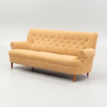 Carl Malmsten sofa "Hemmakväll" by OH Sjögren, late 20th century.