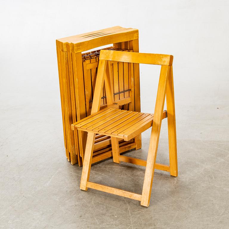 Folding Chairs by Aldo Jacober for Bazzani, 1970s, Set of 6.