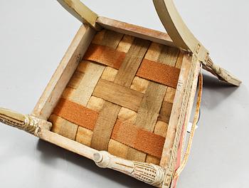 STOLAR, ett par, sengustavianska, 1700/1800-tal.