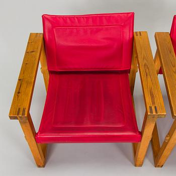 Torsten "Totti" Laakso, a pair of armchairs, “Farmari”, Skanno, 1965.