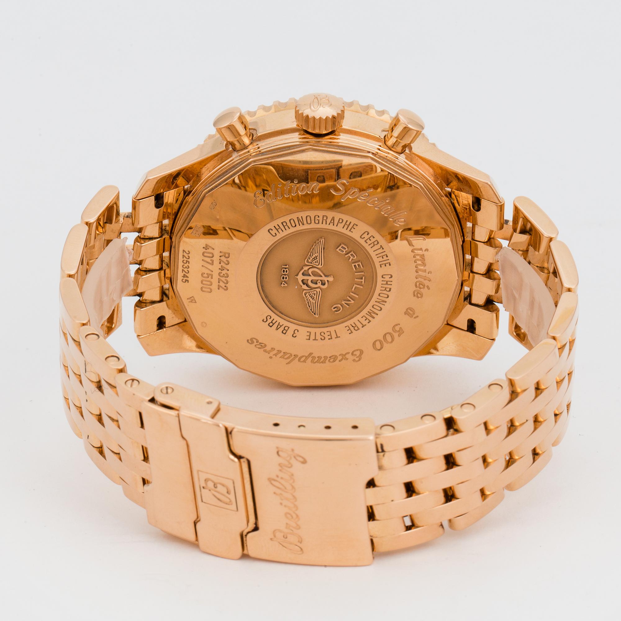 BREITLING, Navitimer world, chronometre, chronograph, wristwatch, 46 mm,