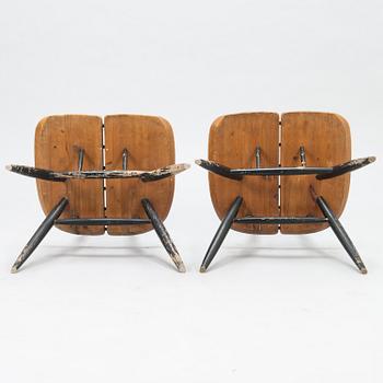 ILMARI TAPIOVAARA, nojatuolipari, "Pirkka lounge chair", Laukaan Puu, 1960-luku.