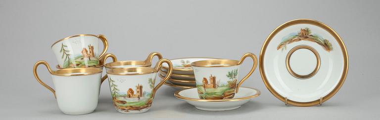 KAFFEKOPPAR, 6 st, Bing & Gröndahl, 1940-50-tal.