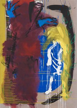 Anette Abrahamsson, signed and dated 1984 verso. Oil on canvas.