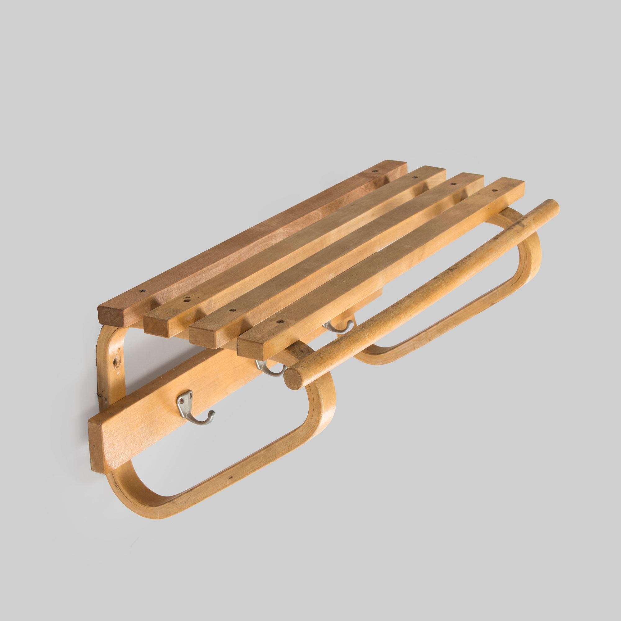 Alvar Aalto, a 1960s coat rack for Artek.
