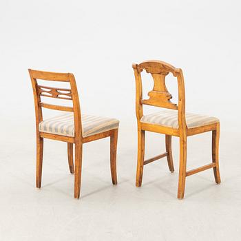 Chairs 2 pcs Late Empire mid-19th century.