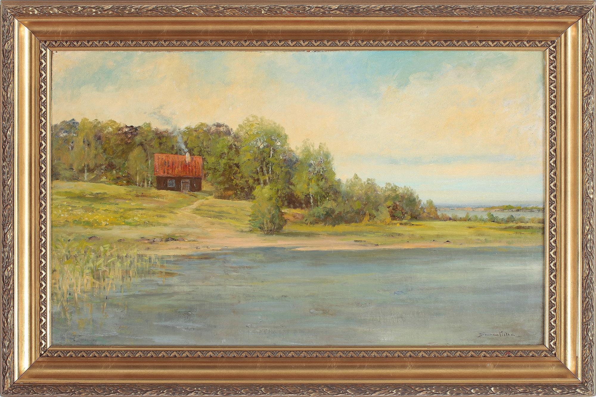SEVERIN NILSON, olja på duk, signerad.