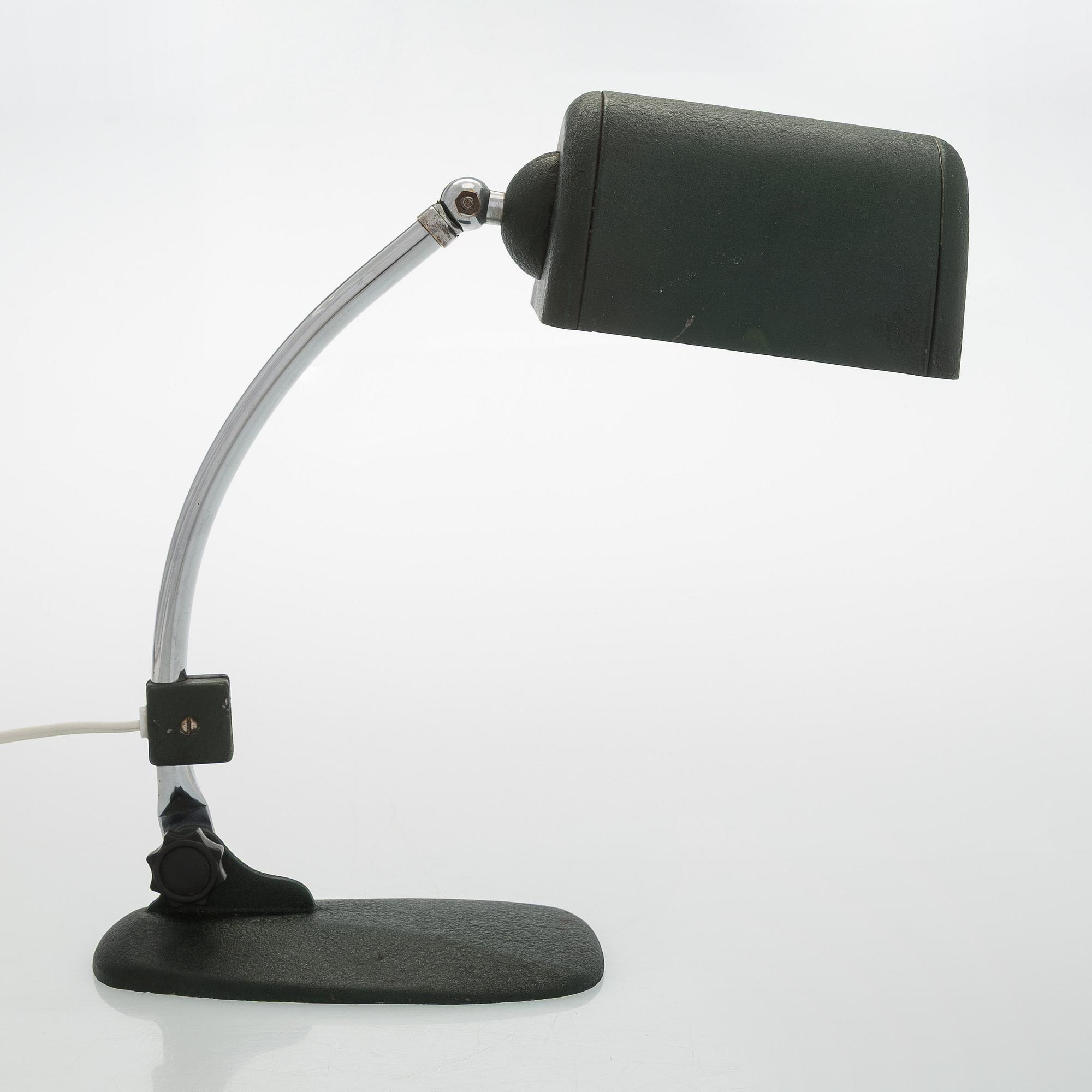 Bordslampa/vägglampa, "Novum", Molitor, Tyskland 1930-tal.