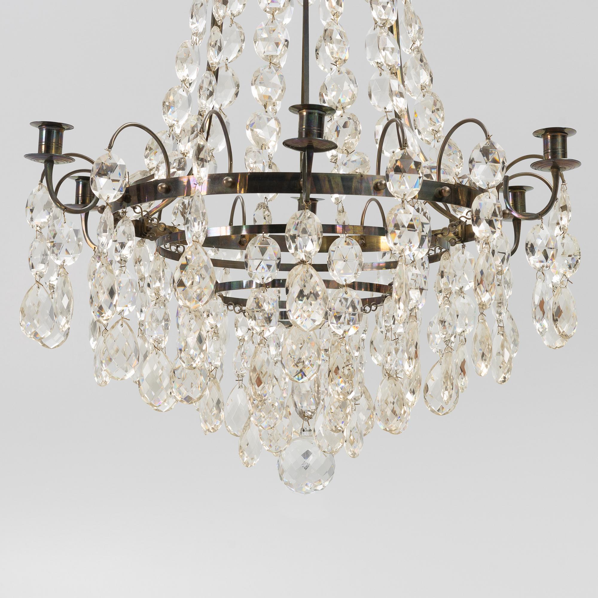 Chandelier, first half of the 20th century.