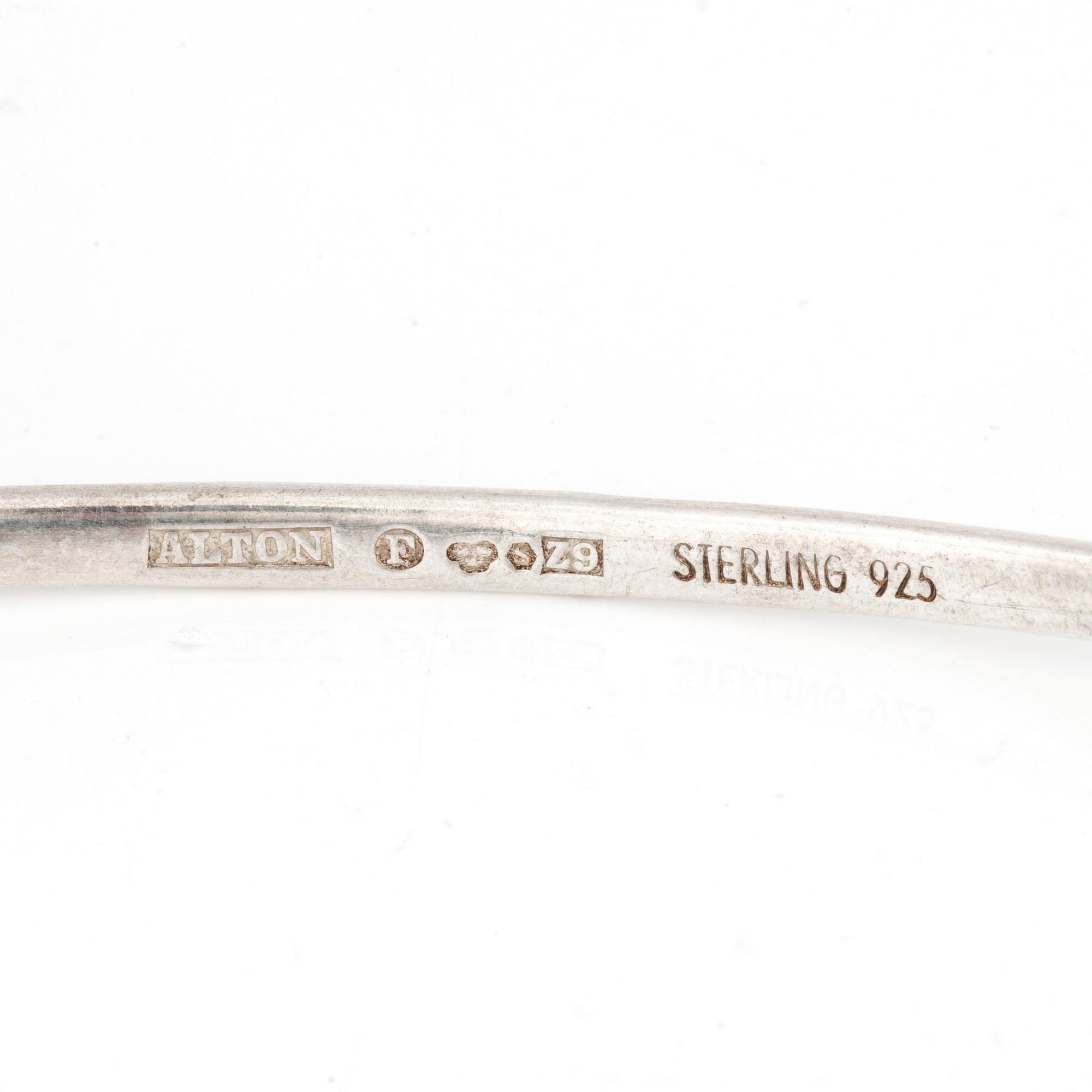 HALSRING, sterlingsilver samt bergskristall, Alton, 1974. Tot vikt ca 40,8 gram.