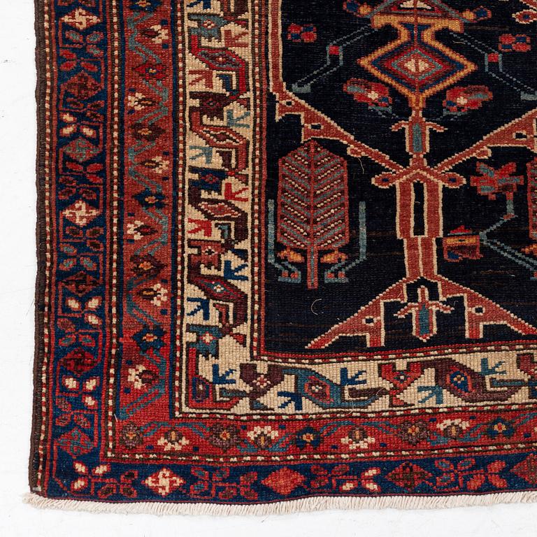 An antique Harchegan carpet, Chahar Mahal and Bakhtiari area, c. 300 x 160 cm.