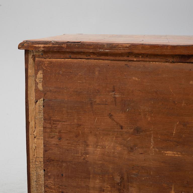 Byrå, sengustaviansk, sent 1700-tal.