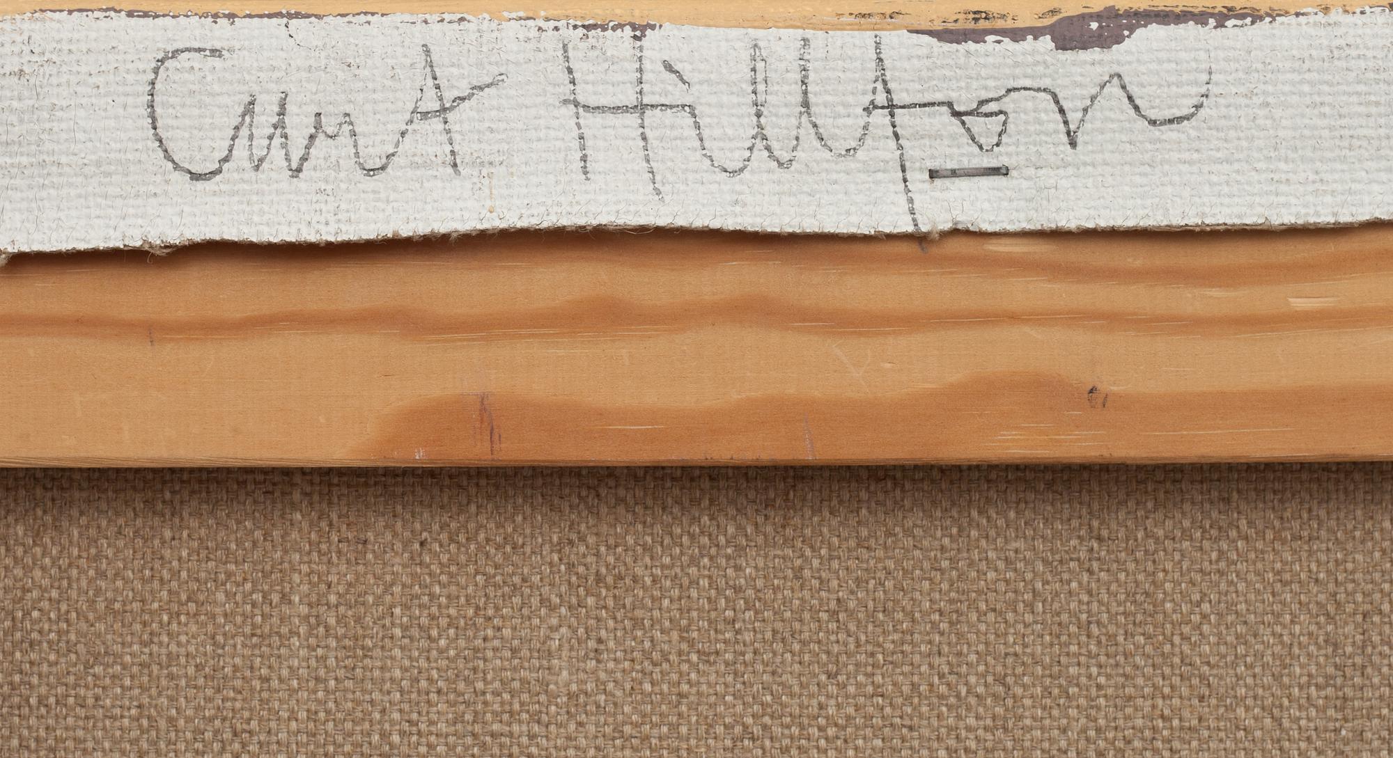 CURT HILLFON, olja på duk, a tergo signerad.