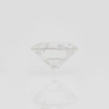 An unmounted brillliant-cut diamond, 1.21 ct, Quality circa G-H/VVS.