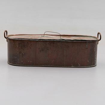 FISKGRYTA, koppar, 1800-tal.