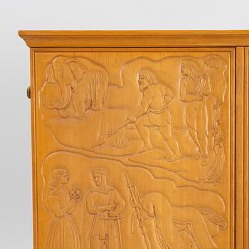 Eugen Höglund, a cabinet, "Tidens Cavalcade", Vetlanda, Sweden, 1953.