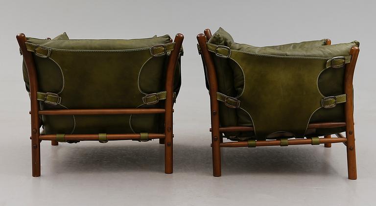 FÅTÖLJER, 1 par, "Ilona", Arne Norell, 1900-talets andra hälft.