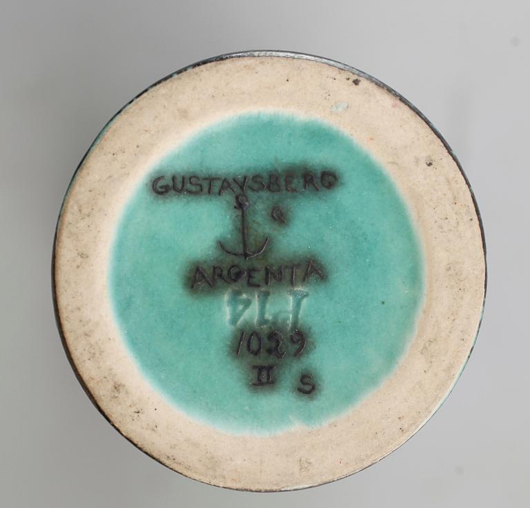 VAS, stengods, Argenta, Wilhelm Kåge, Gustavsberg.
