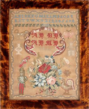 BRODERI, daterad 1850.