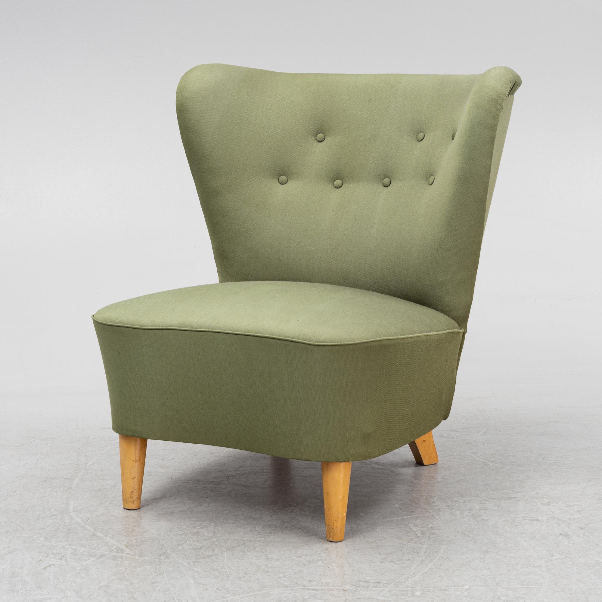A Swedish Modern lounge chair, 1940's.