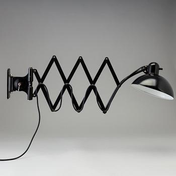 VÄGGLAMPA, Christian Dell, Kaiser & Co, formgiven 1936.