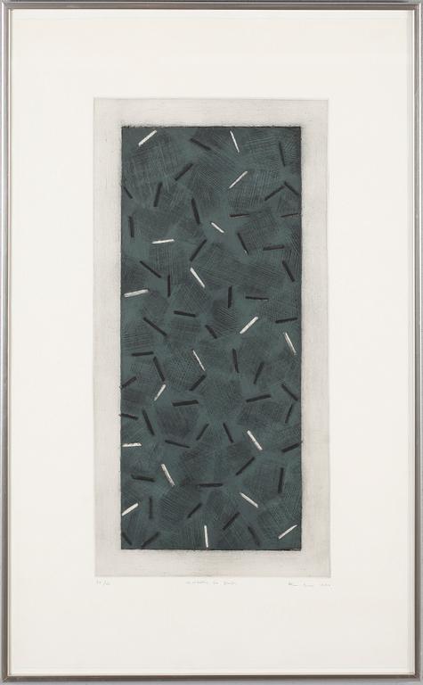 ALAN GREEN, etsning, signerad och daterad 1990, numrerad 30/50.