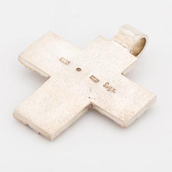 Rolf Karlsson hänge kors silver.