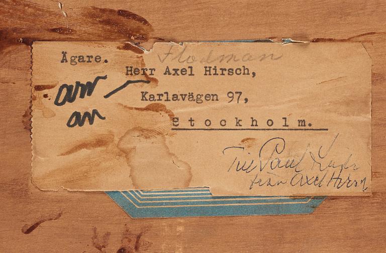 Carl Flodman, Fiskarboställe i Vitemölle, Skåne.