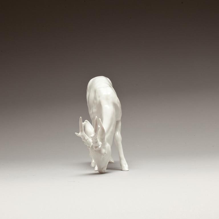 FIGURIN, porslin. Meissen Weiss.