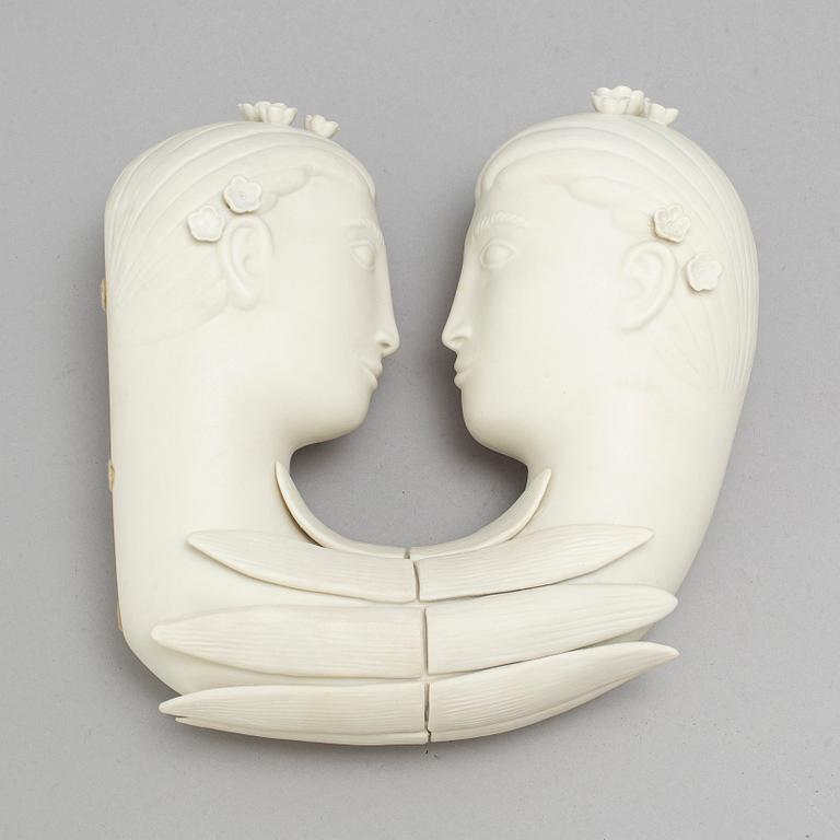 A 'Narcissus' parian figurine by Stig Lindberg.