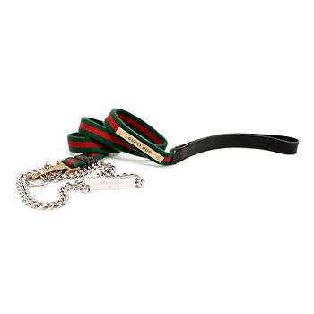 830. GUCCI, a dog leash.