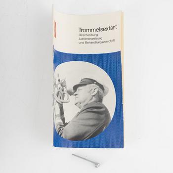 Trommel-sextant, VEB Frieberger Präzisionsmechanik, Freiberg, Tyskland.