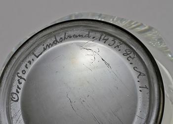 VAS, glas, Vicke Lindstrand, Orrefors, 1900-tal.