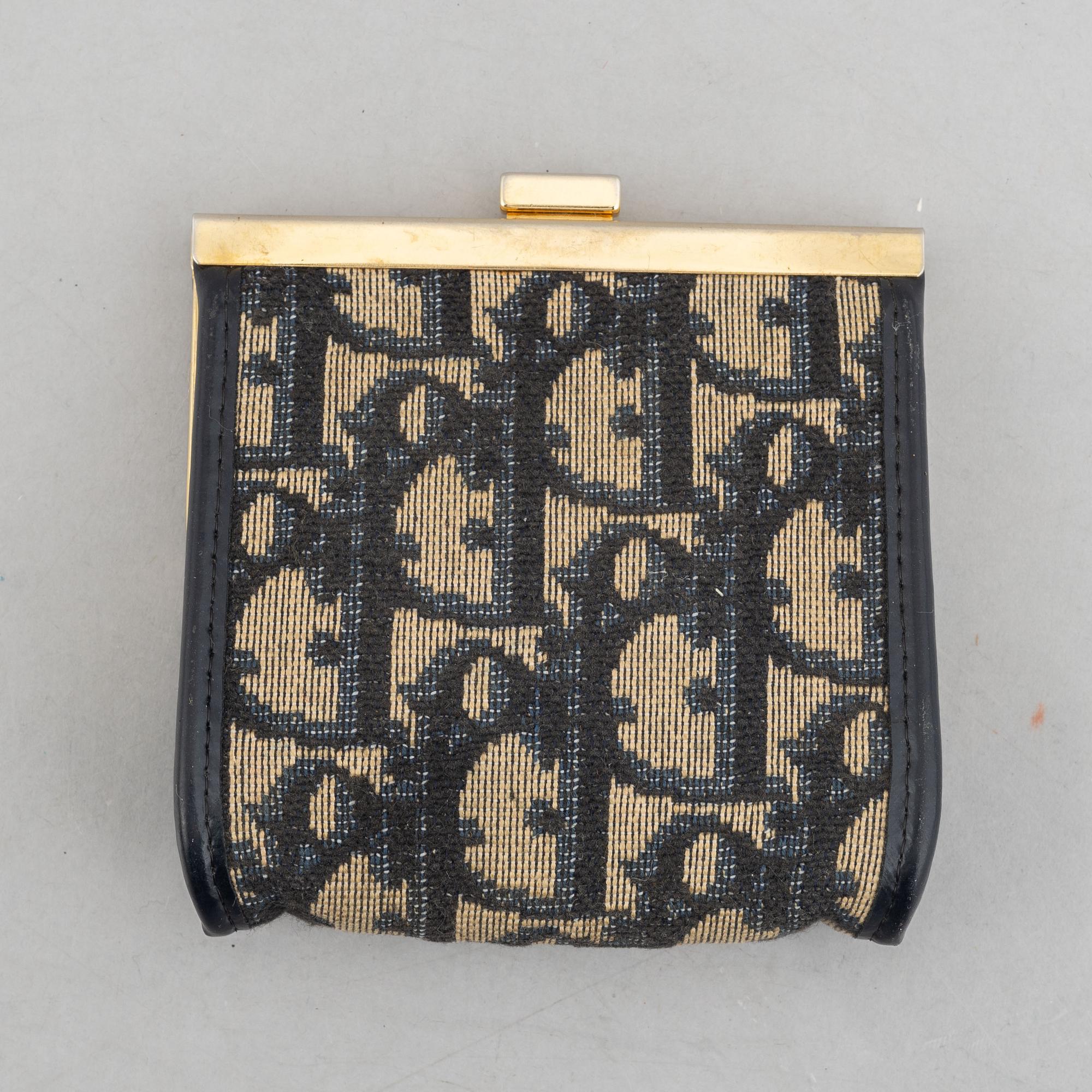 Christian Dior, Dior, bag/clutch and coin purse, vintage.