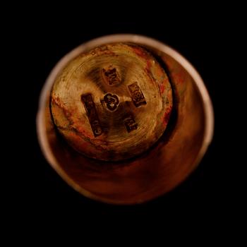 FINGERBORG, 18 k guld, 1921. Vikt ca 3 gram.