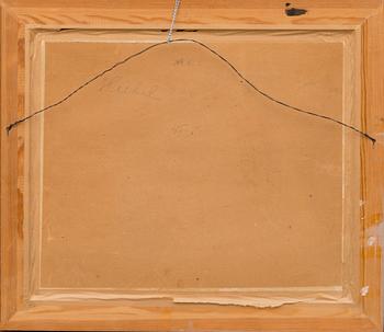 UUNO SOLDAN, olja på kartongskiva, signerad och daterad 1916.