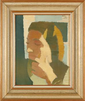 GUNNAR ZILO, oil on canvas, signed and dated -49.