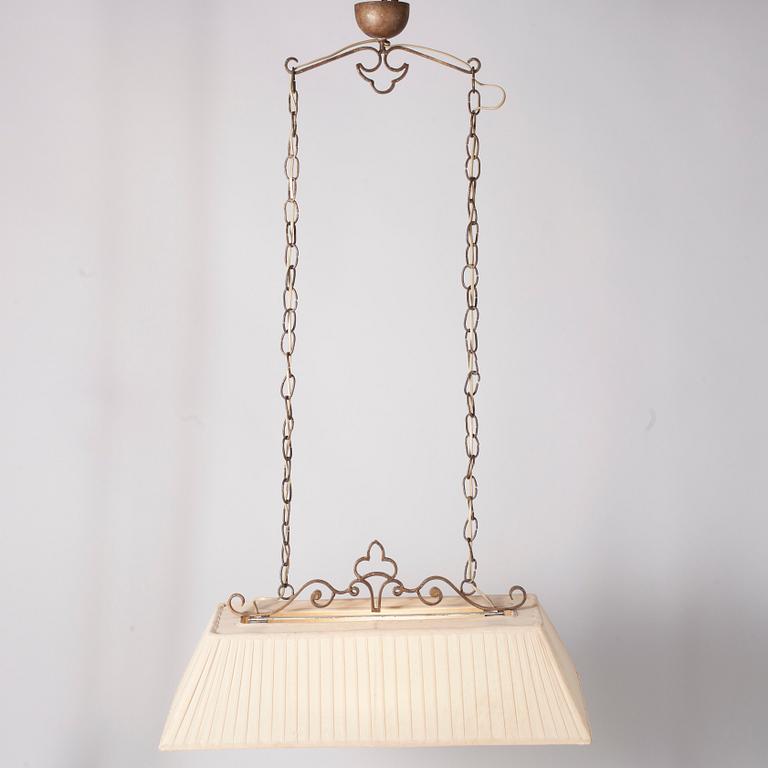 TAKLAMPA, 1920-tal. Totalhöjd ca 115 cm.