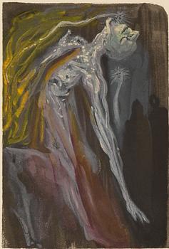 Salvador Dalí, färgträsnitt, 1960, signerat 117/150.