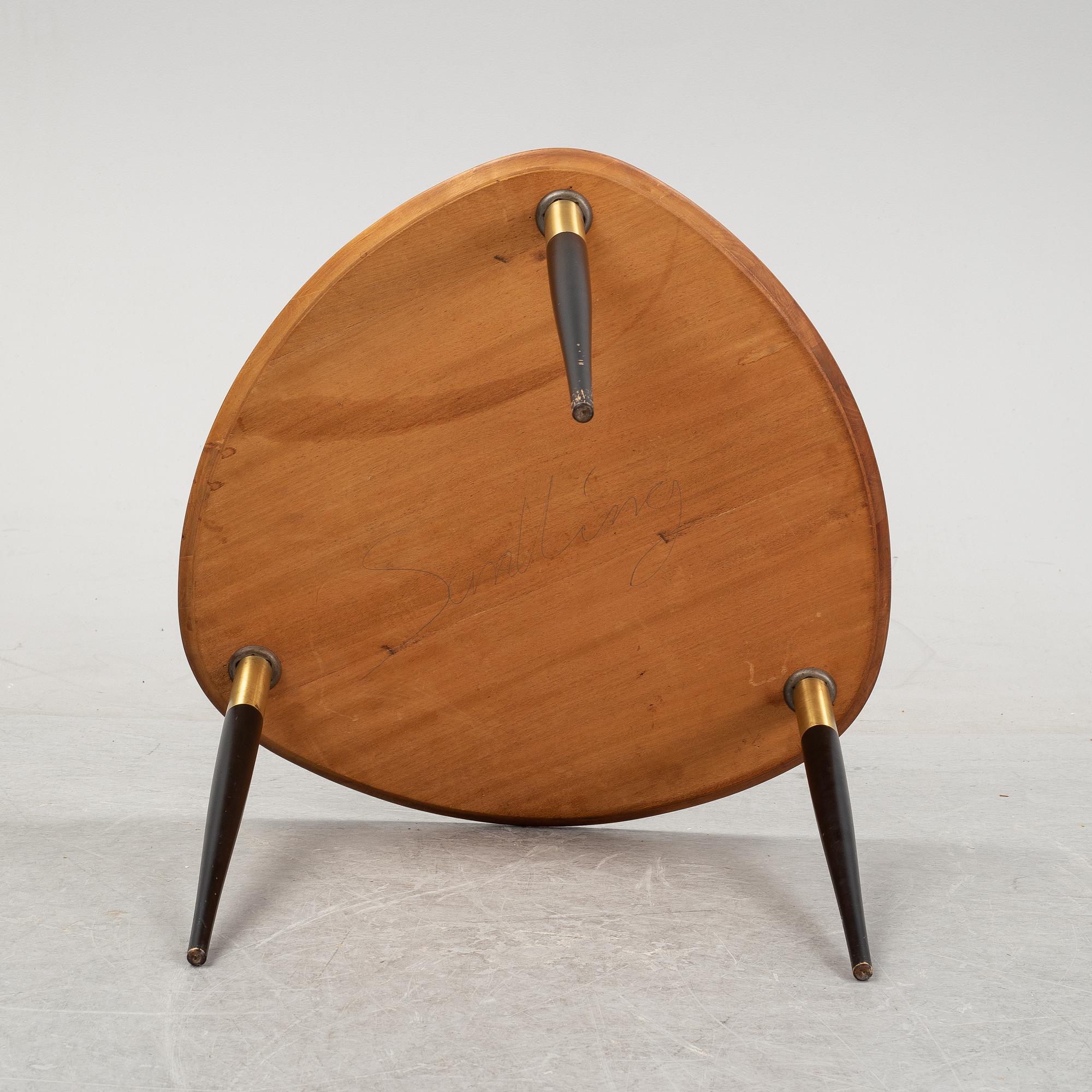 A 1950's coffee table designed by H. Sundling, Tranås.