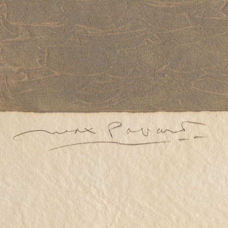 MAX PAPART, carborundum etsning, signerad 59/90.