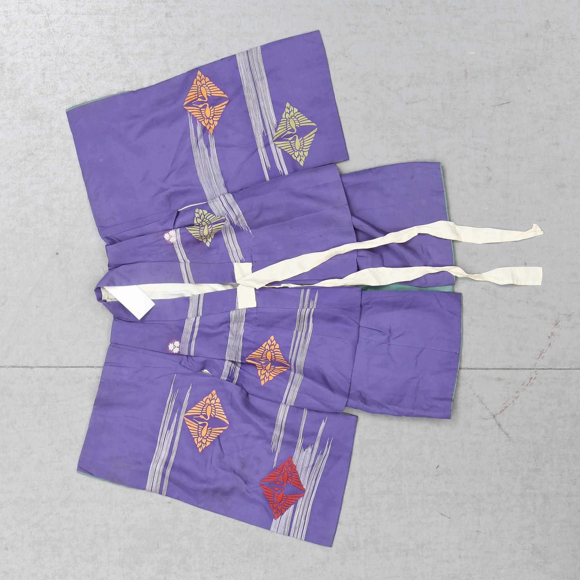 KIMONO för barn, 3 st, Japan, 1900-talets första hälft.