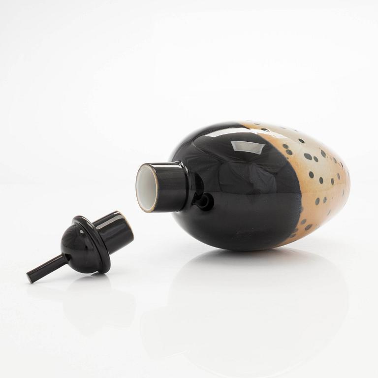 Inkeri Leivo, flaska med propp, keramik, Pro Arte -96, Arabia.