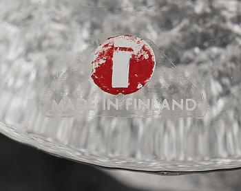 LJUSSTAKAR, glas, 8 st, "Festivo", Timo Sarpaneva, Iittala.