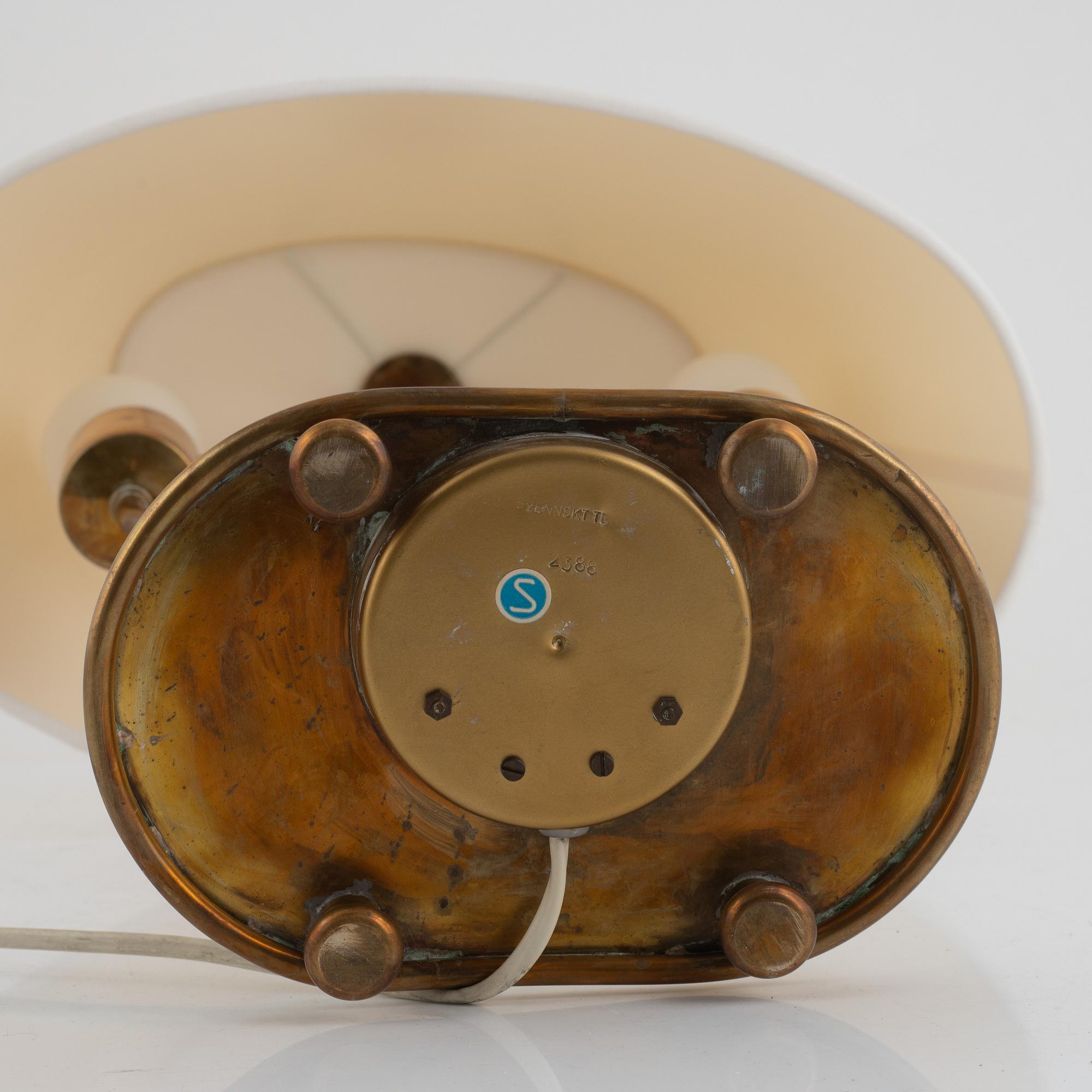 Josef Frank, a pair of table lamps, model "2388", Firma Svenskt Tenn.