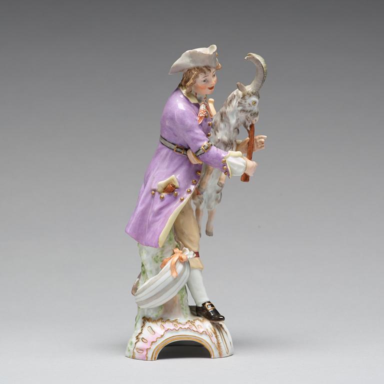 FIGURIN, porslin. Berlin, 1700-tal.