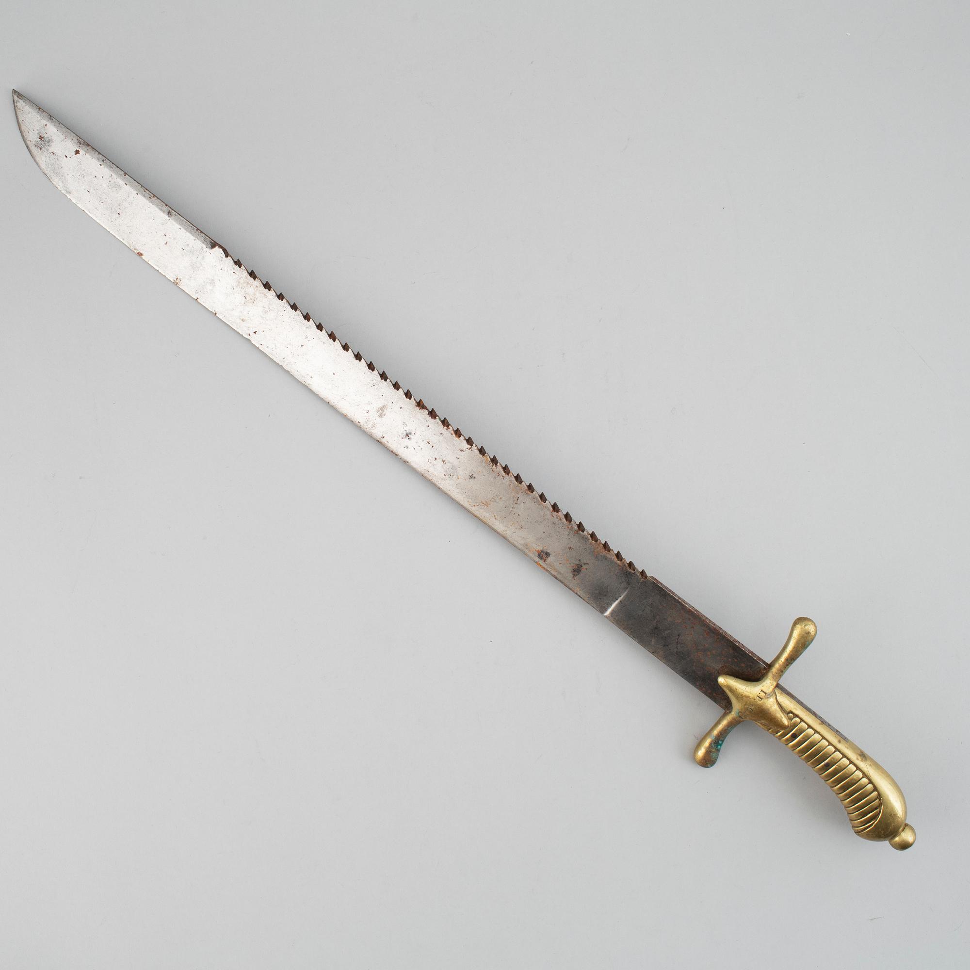 A mid 19th Century German fascine knife.