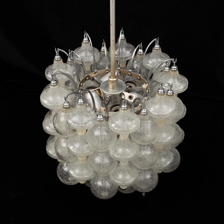 A 'Tulipan' chandelier from J.T. Kalmar, Austria, 1960's/70's.