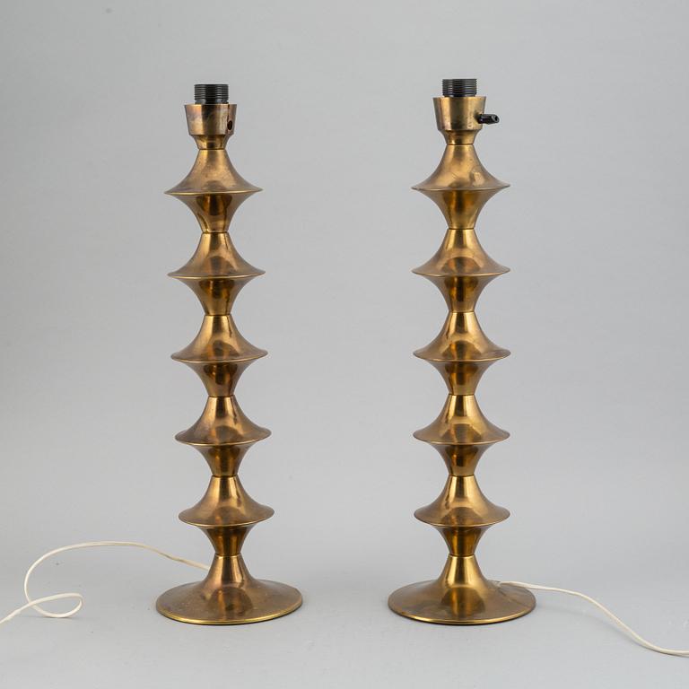 A pair of Elit AB table lights, 1970's.