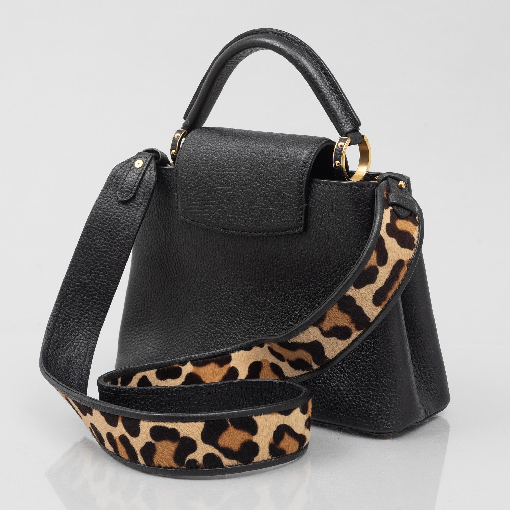 Louis Vuitton, väska "Capucines Leopard BB".
